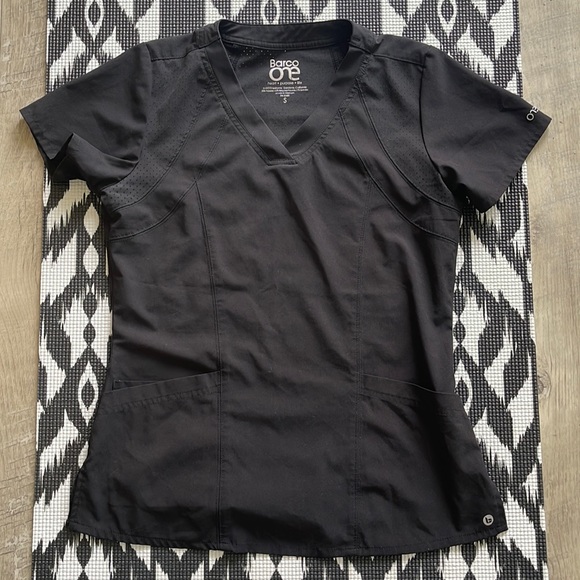Barco Uniforms Tops Barco Black Scrub Top Poshmark